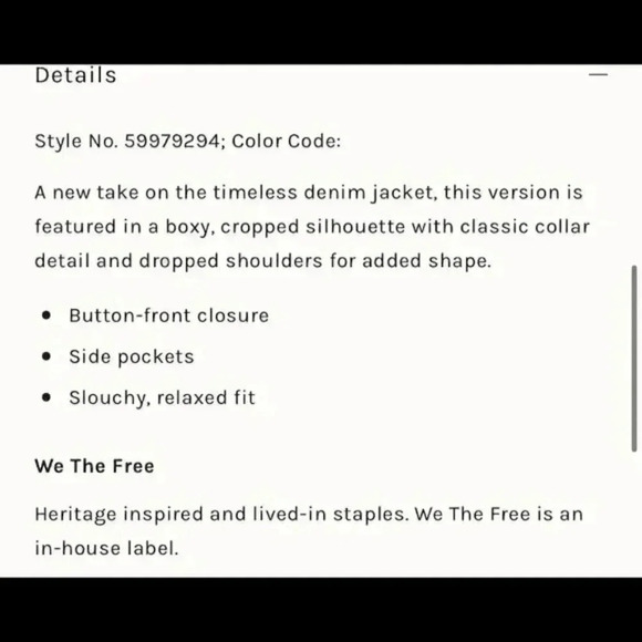 Free People Now Or Never Denim Jacket - Picture 5 of 5